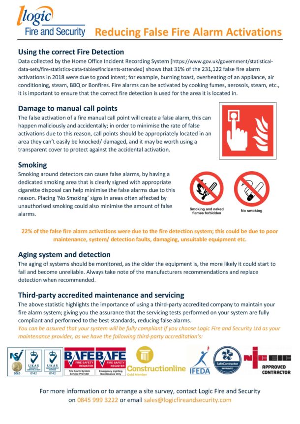 Fact Sheets | Logic Fire and Security