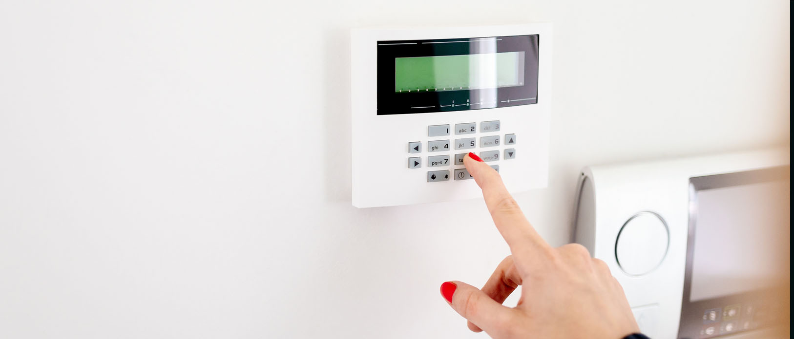 Logic Fire & Security intruder alarm monitoring keypad