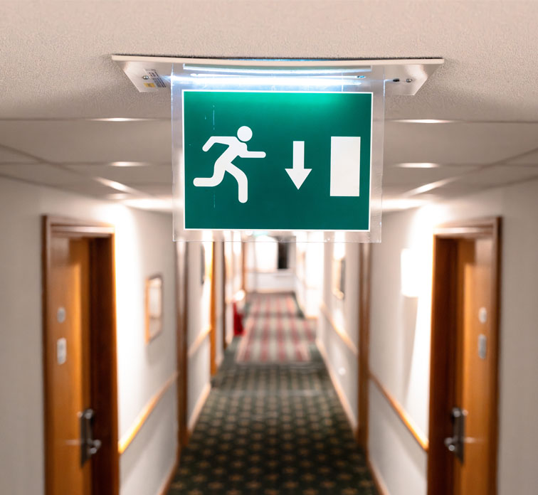 Logic Fire & Security disabled refuge signage