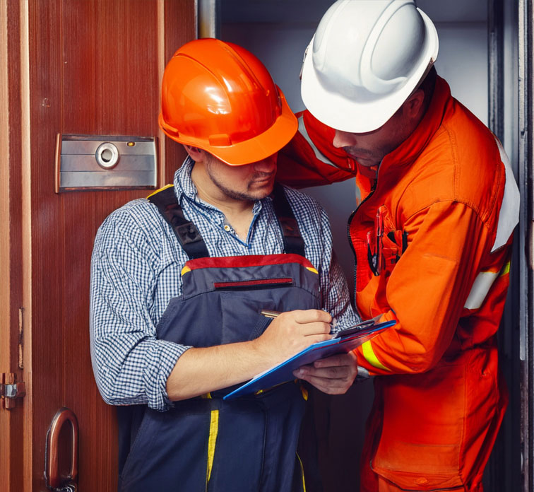 Logic Fire & Security fire door inspection