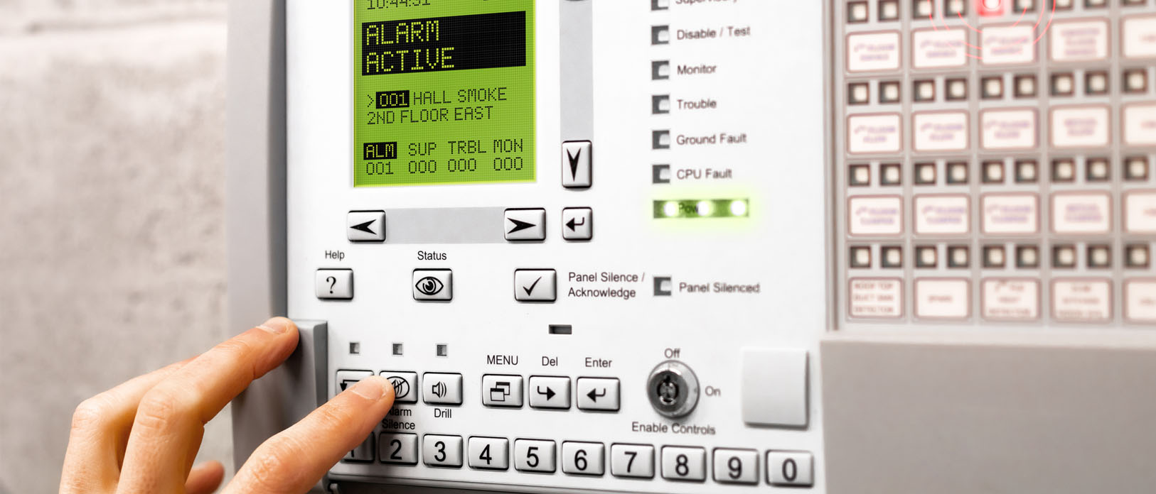 Logic Fire & Security fire alarm control panel