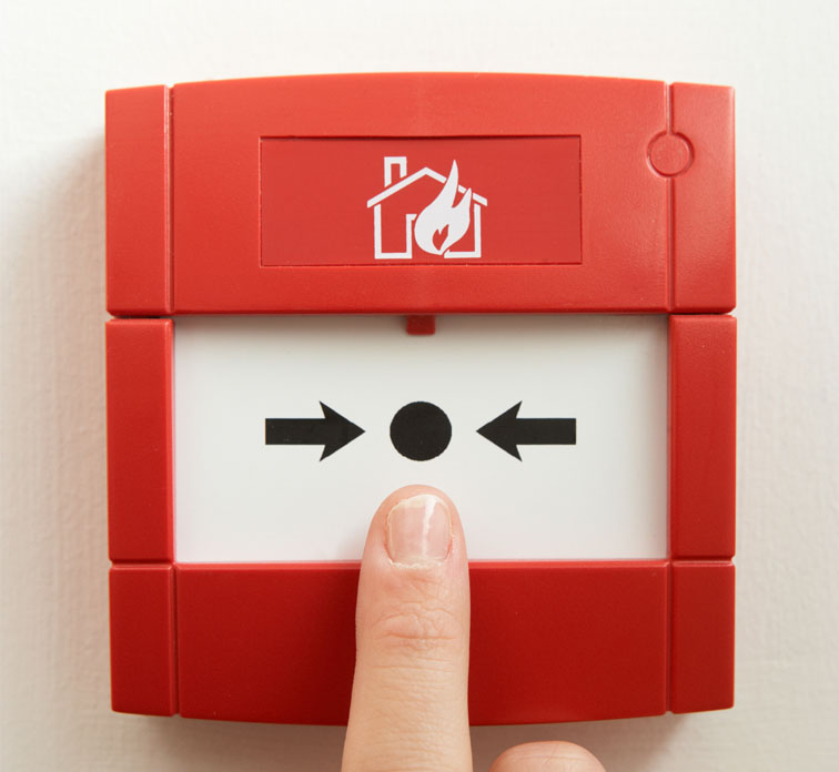 Logic Fire & Security fire alarm break glass