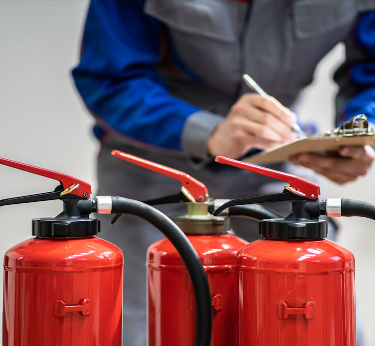 Logic Fire & Security fire extinguisher inspection
